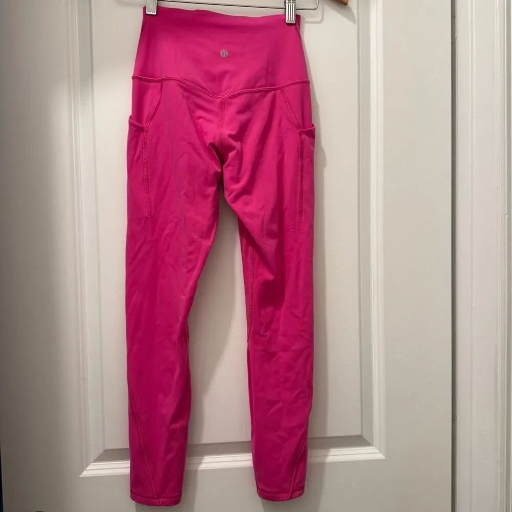 Lululemon Align High-Rise Pant with Pockets 25" Size 4 in Pink